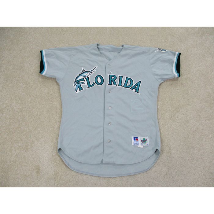 Russell Athletic VINTAGE Florida Marlins Baseball Jersey Adult Large ...