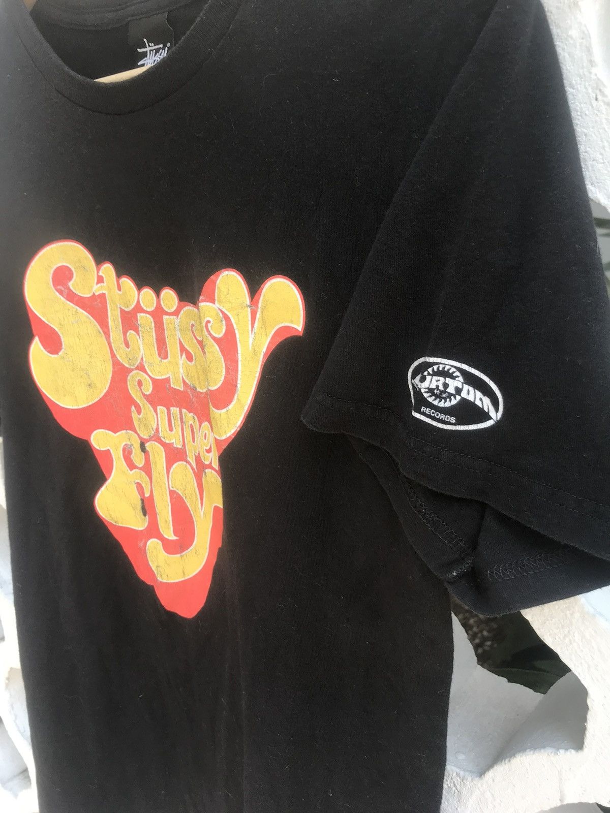 Stussy Stussy Super Fly Blaxploitation Curtis Mayfield T-Shirt | Grailed