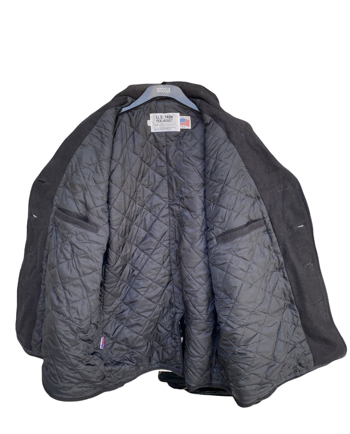 Schott SCHOTT U.S. 740 N PEA JACKET DOUBLE BREAST Size US M / EU 48-50 / 2 - 3 Thumbnail