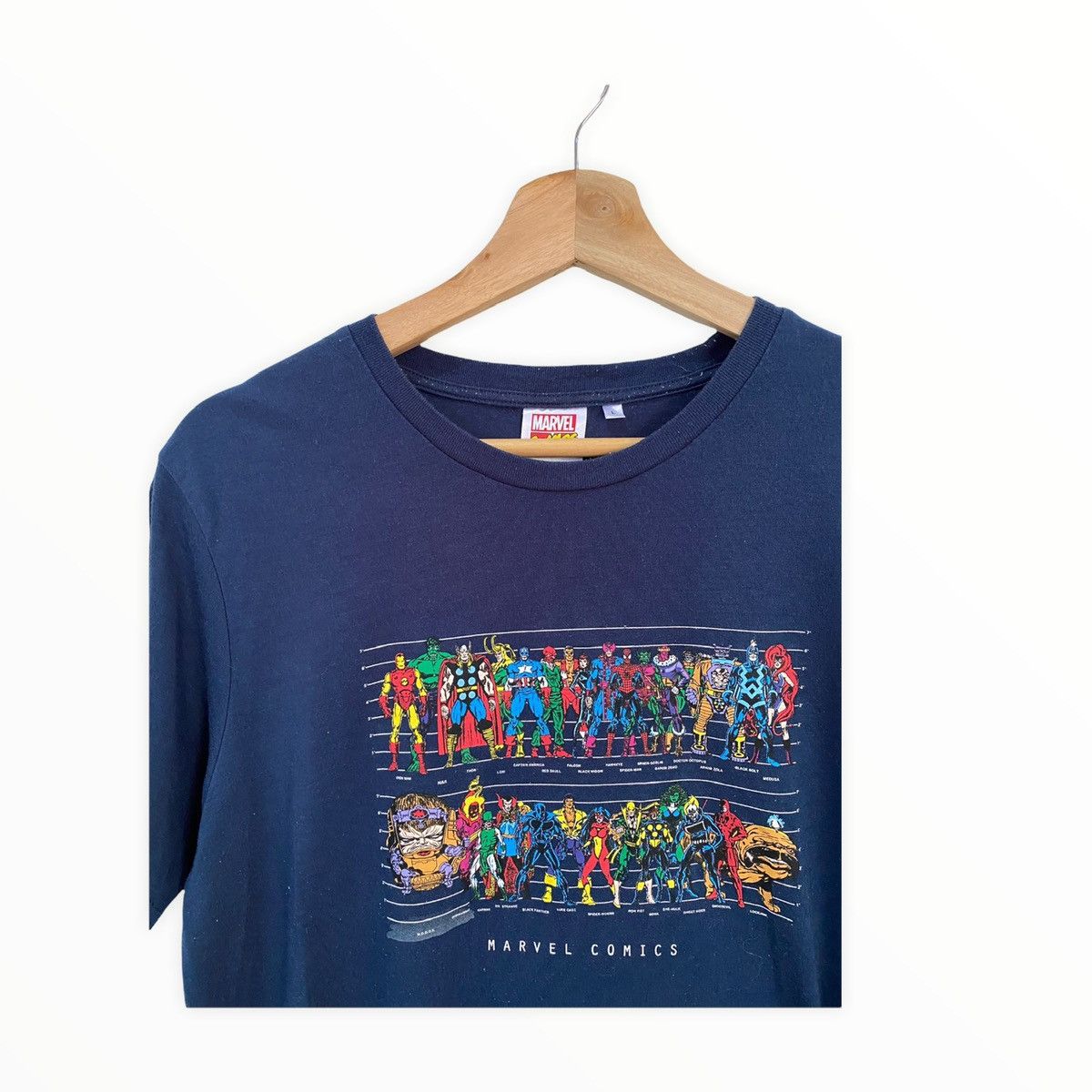 Marvel Comics × Vintage VERY RARE VINTAGE MARVEL COMICS ALL CHARACTERS PRINT T-SHIRT Size US S / EU 44-46 / 1 - 3 Thumbnail