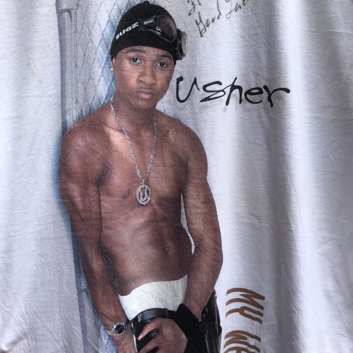 Rap Tees Vintage rare 90s USHER rap tee hiphop eminem dr dre Size US L / EU 52-54 / 3 - 4 Thumbnail