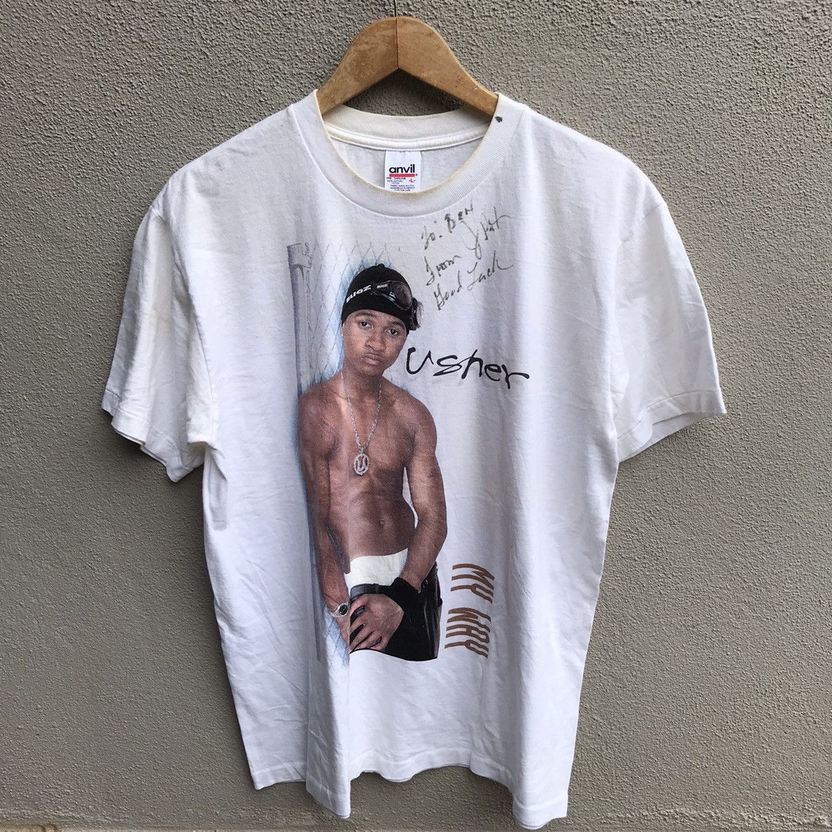 Rap Tees Vintage rare 90s USHER rap tee hiphop eminem dr dre Size US L / EU 52-54 / 3 - 2 Thumbnail