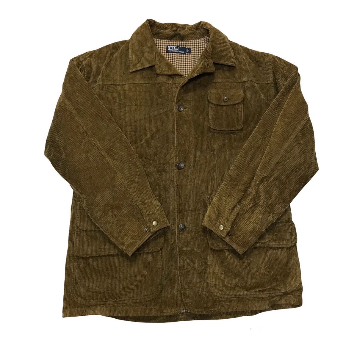 Vintage Vintage Polo Ralph Lauren hunting multi pocket jacket Size US L / EU 52-54 / 3 - 6 Thumbnail