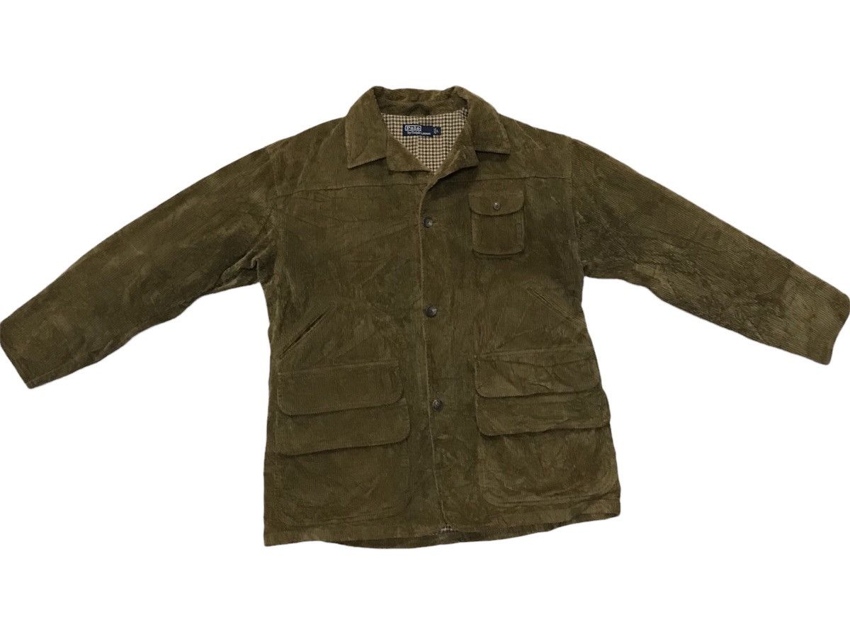 Vintage Vintage Polo Ralph Lauren hunting multi pocket jacket Size US L / EU 52-54 / 3 - 5 Thumbnail