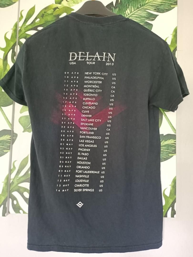 Band Tees Delain Metal Band Tour Tee Size US S / EU 44-46 / 1 - 3 Thumbnail