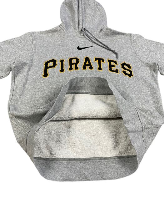 Nike, Shirts, Vintage 200s Nike Pittsburgh Pirates Mlb Center Swoosh  Hooded Sweatshirt