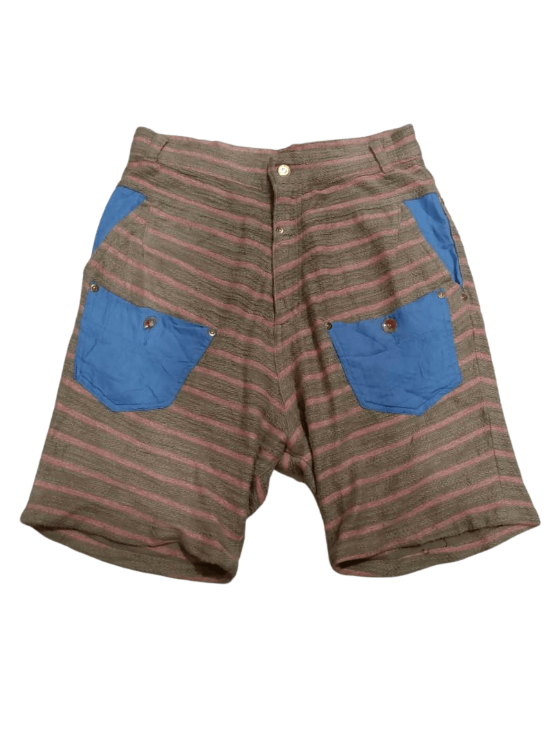 mercibeaucoup Issey Miyake Merci Beaucoup Patch Shorts Japan Size US 30 / EU 46 - 1 Thumbnail