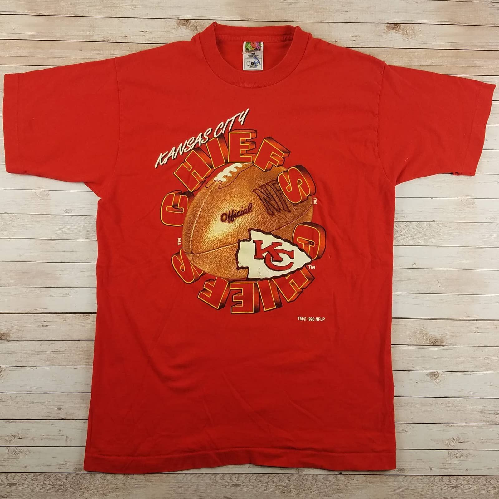 Vintage VTG 90s Kansas City Chiefs NFL Superbowl Champions Tee Shirt ...