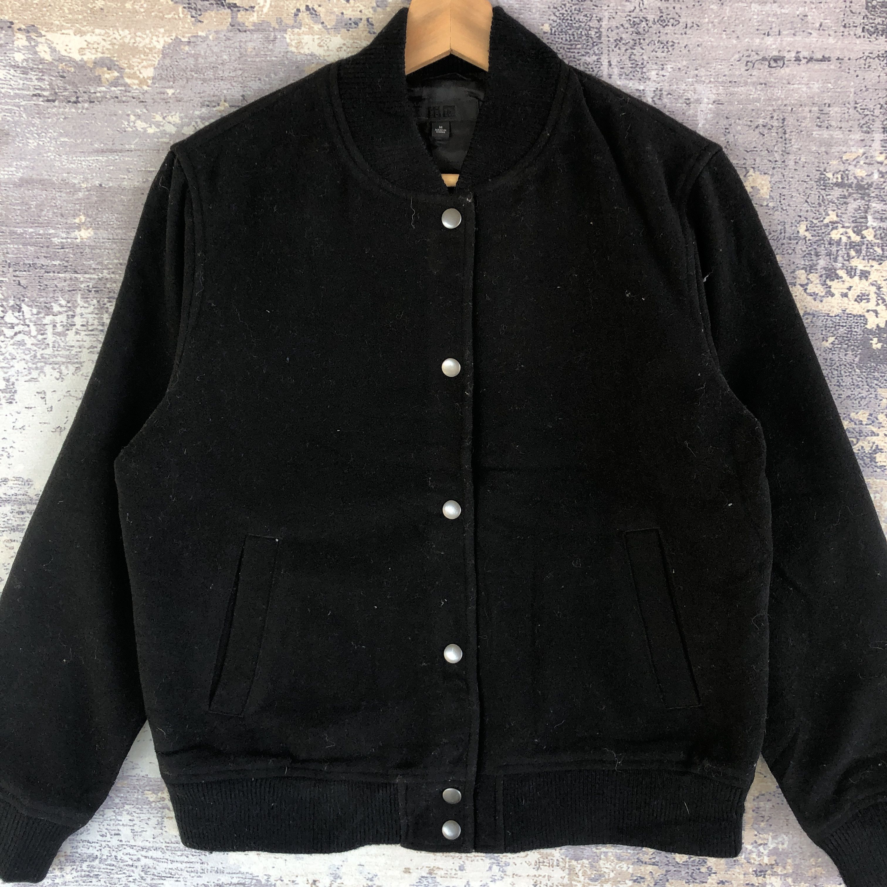 Japanese Brand × Vintage Vintage Japanese Baseball Jacket Japanese Wool Jacket Size US M / EU 48-50 / 2 - 4 Thumbnail