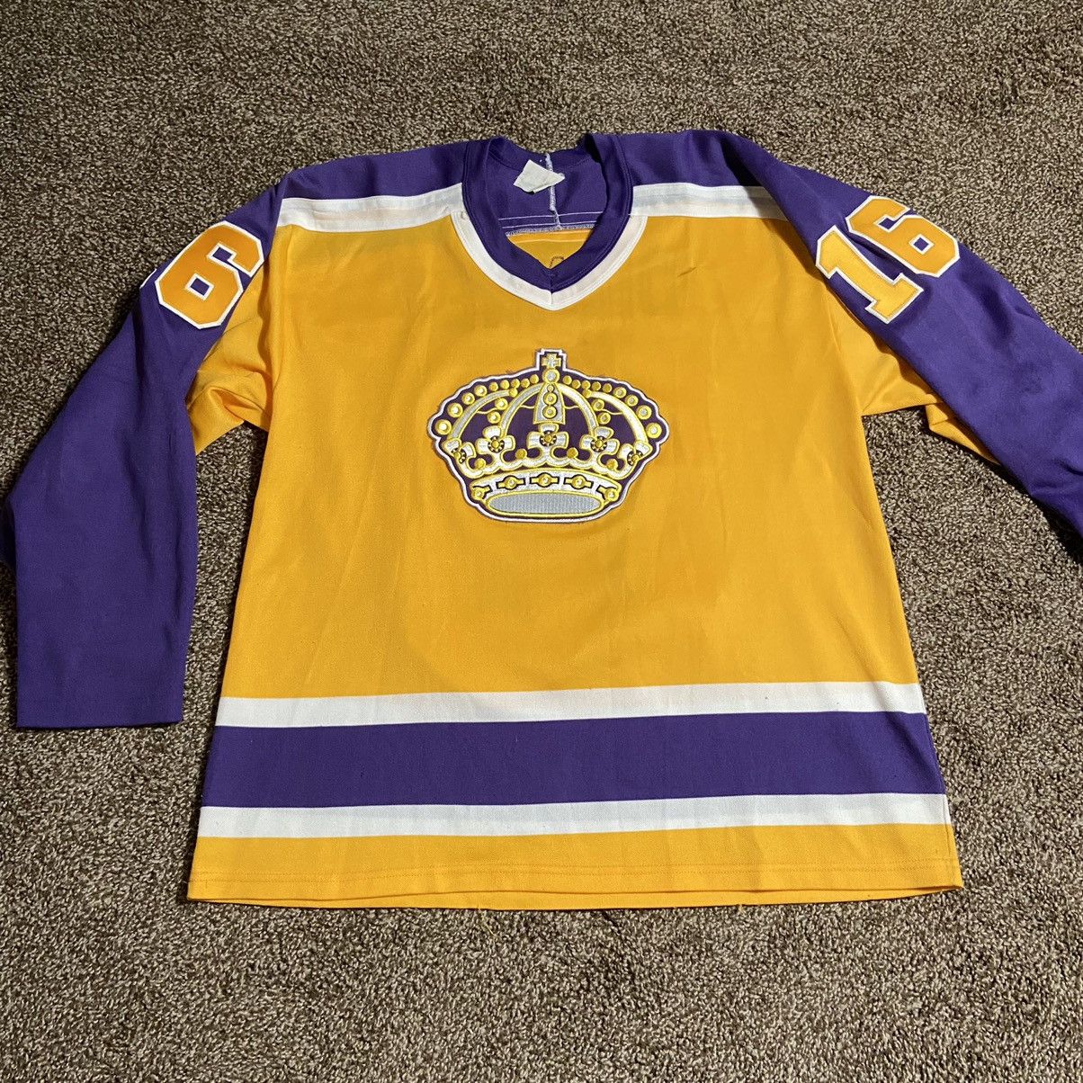 90s Vintage CCM Jersey Los Angeles Kings Marcel Dionne LARGE