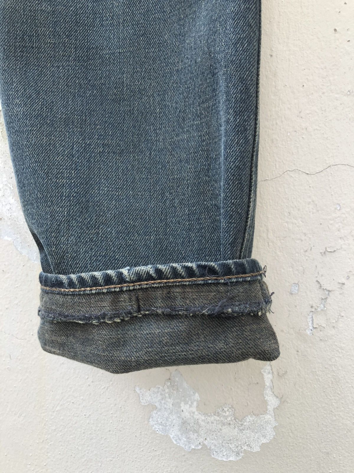 Levi's Vintage Clothing Robert Geller X Levi’s Big E Orange Tab Mud Wash Denim Jeans Size US 30 / EU 46 - 22 Thumbnail