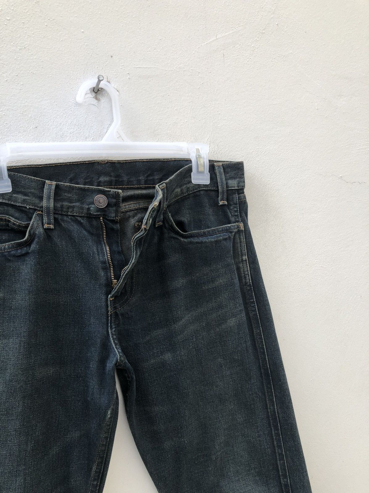 Levi's Vintage Clothing Robert Geller X Levi’s Big E Orange Tab Mud Wash Denim Jeans Size US 30 / EU 46 - 9 Thumbnail