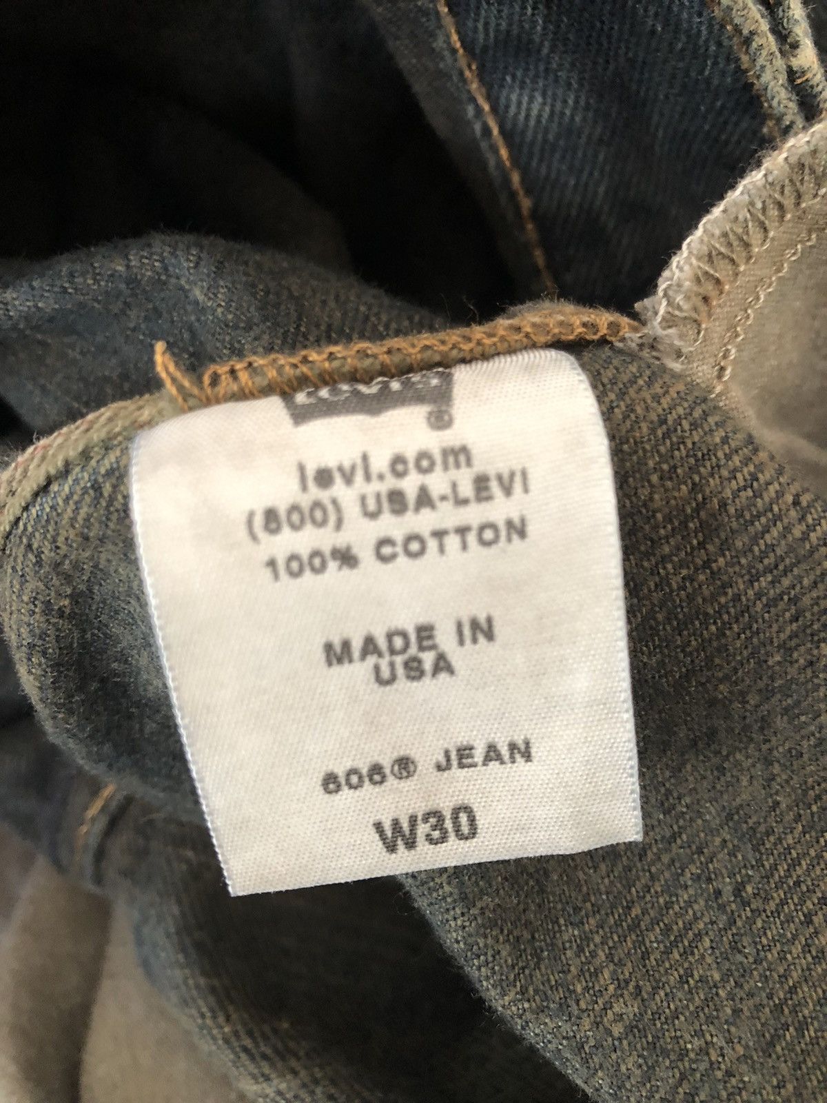 Levi's Vintage Clothing Robert Geller X Levi’s Big E Orange Tab Mud Wash Denim Jeans Size US 30 / EU 46 - 24 Thumbnail
