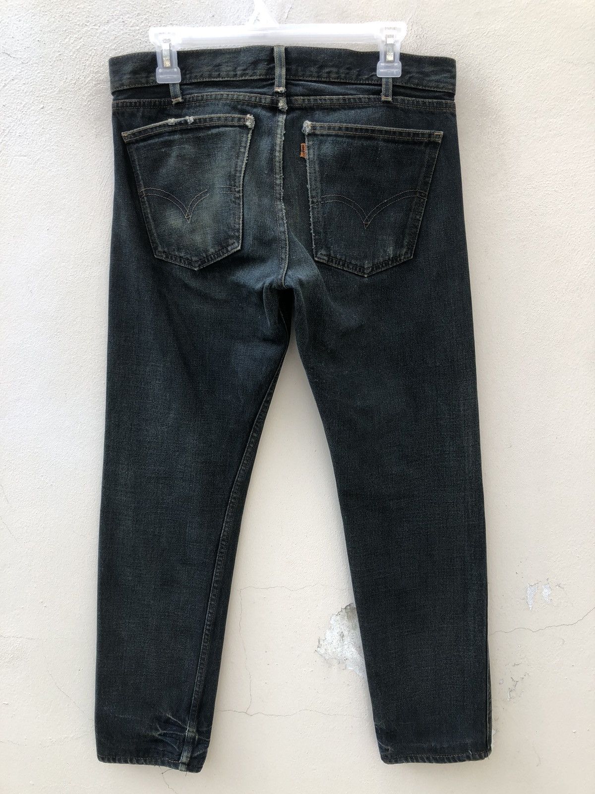 Levi's Vintage Clothing Robert Geller X Levi’s Big E Orange Tab Mud Wash Denim Jeans Size US 30 / EU 46 - 15 Thumbnail
