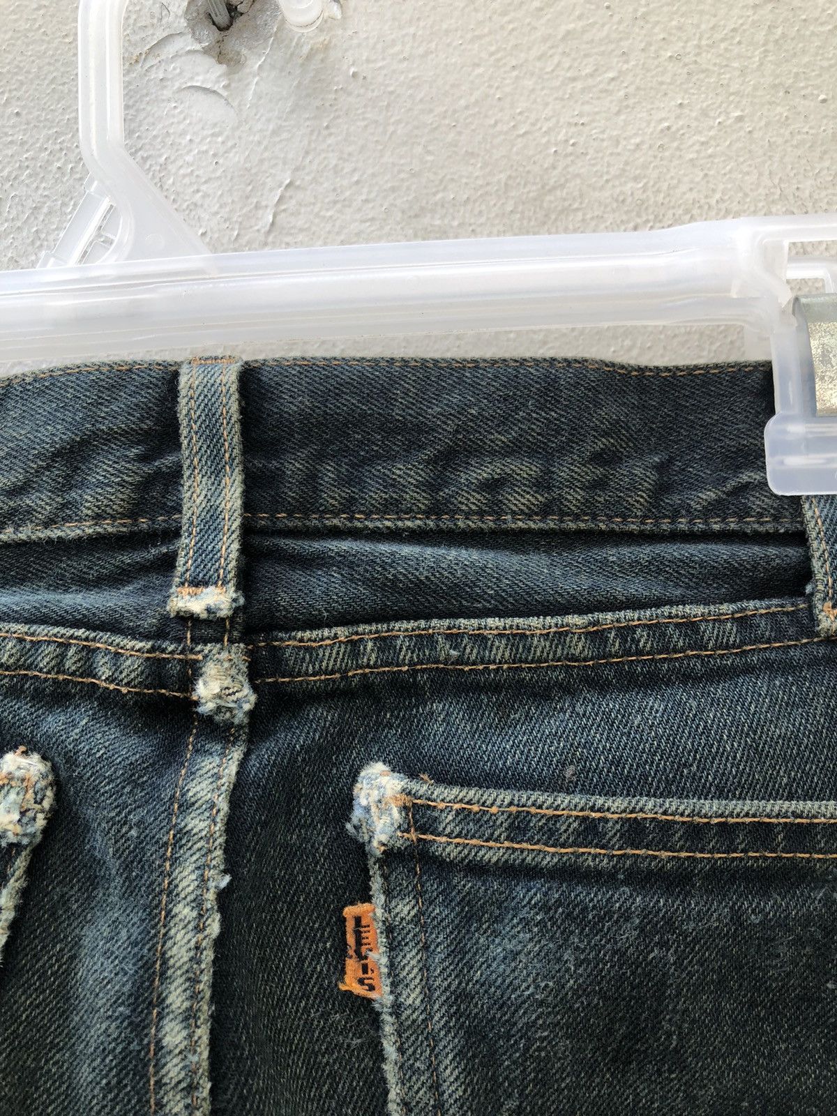 Levi's Vintage Clothing Robert Geller X Levi’s Big E Orange Tab Mud Wash Denim Jeans Size US 30 / EU 46 - 19 Thumbnail