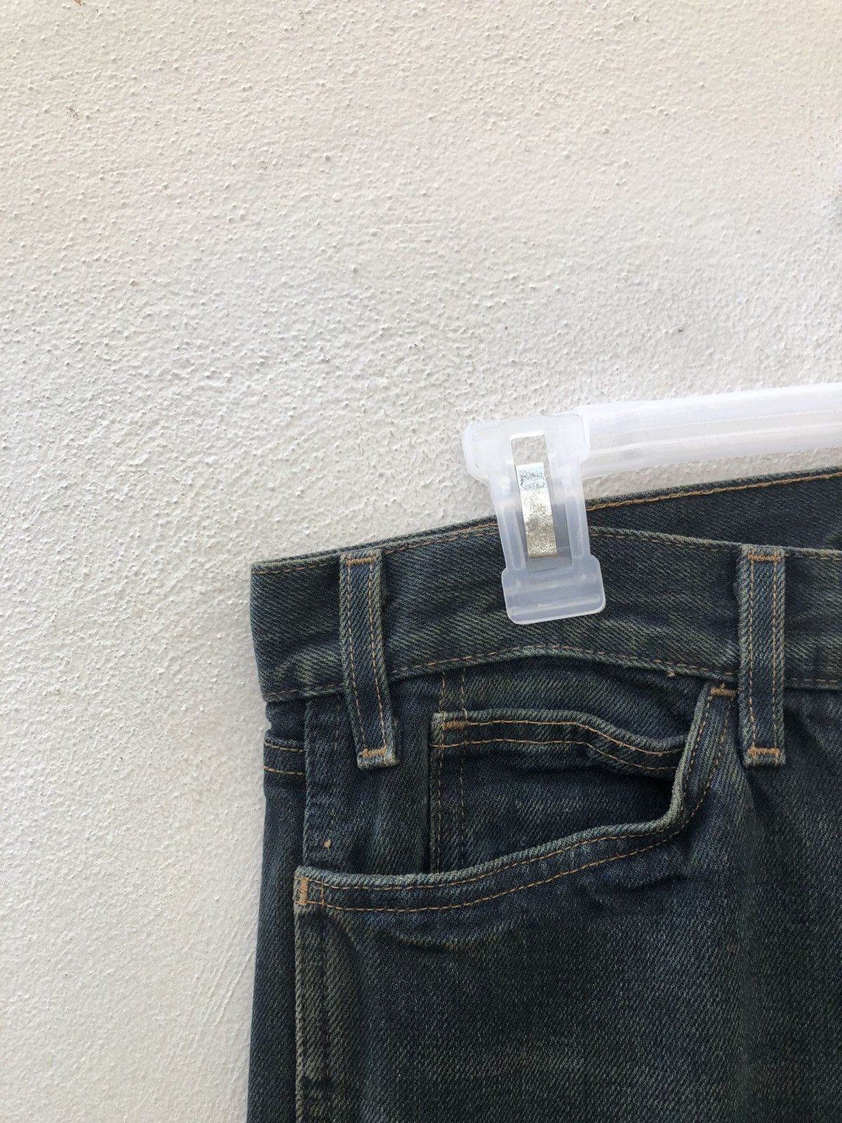Levi's Vintage Clothing Robert Geller X Levi’s Big E Orange Tab Mud Wash Denim Jeans Size US 30 / EU 46 - 8 Thumbnail