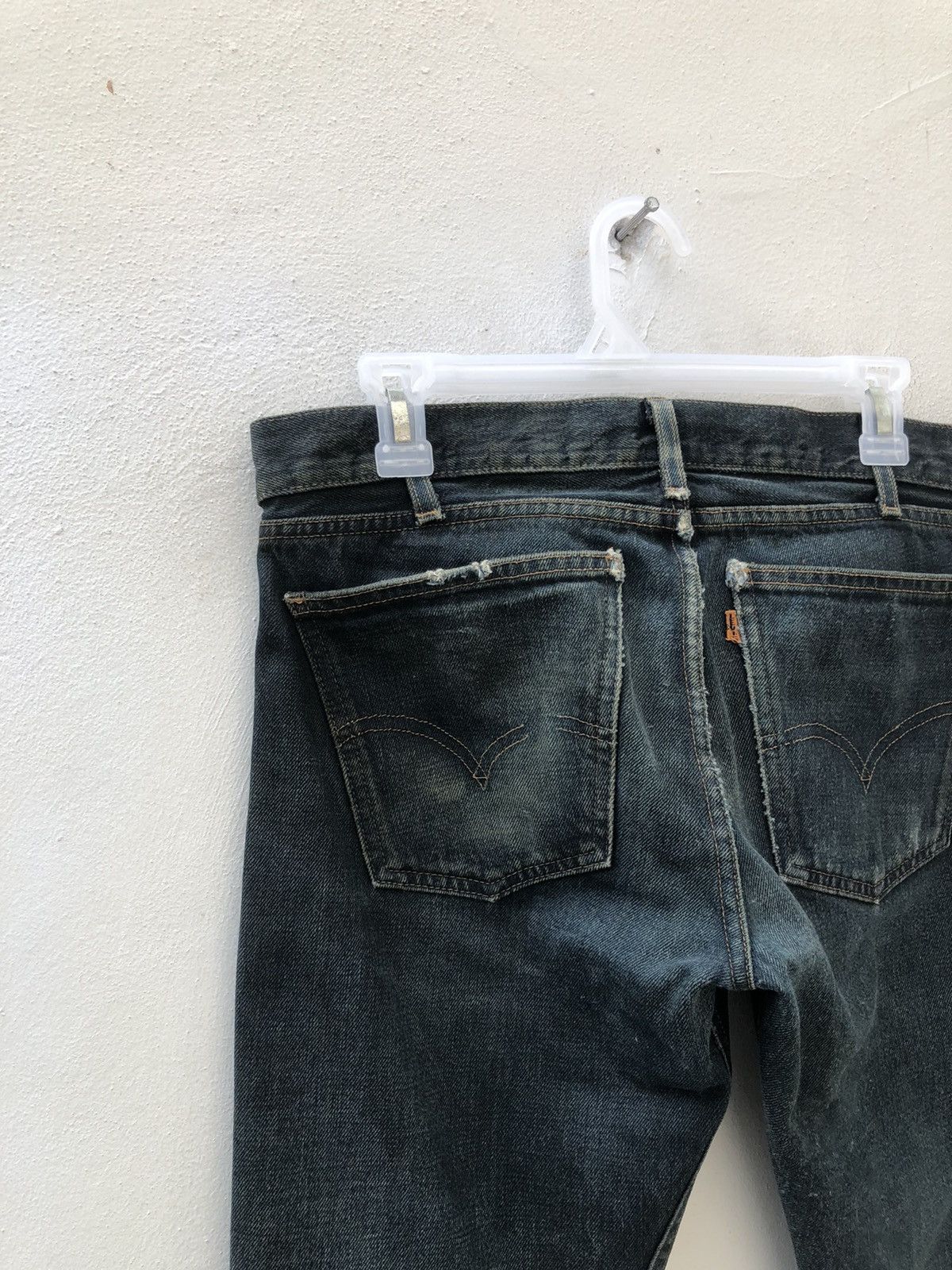 Levi's Vintage Clothing Robert Geller X Levi’s Big E Orange Tab Mud Wash Denim Jeans Size US 30 / EU 46 - 16 Thumbnail