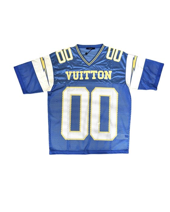 Louis Vuitton 2022 Mesh Football Jersey - Blue Casual Shirts, Clothing -  LOU676751