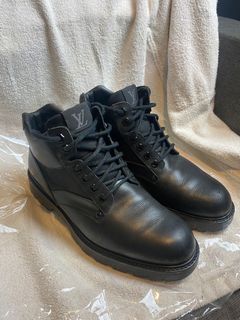 Louis Vuitton Leather Boots Men Shoes Size UK8. Usa9, Eur43, S290