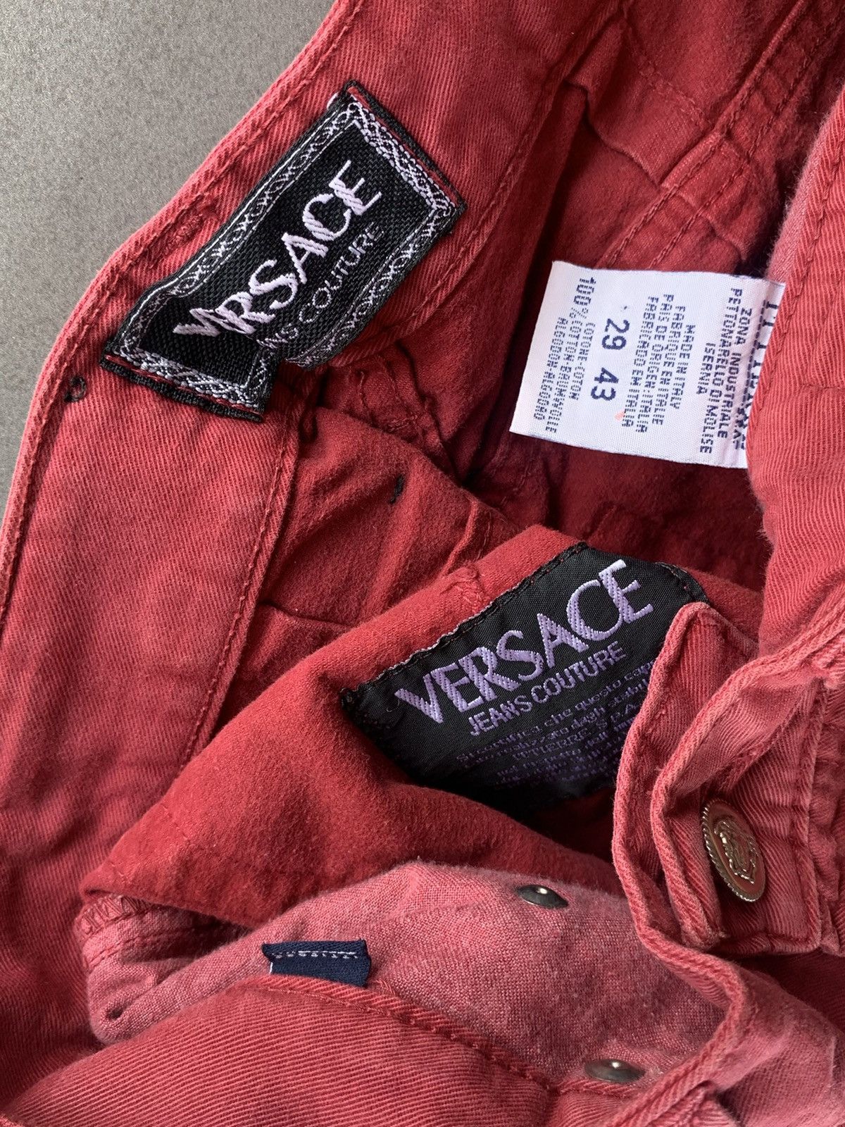 Versace Jeans Couture Vintage Versace Jeans Couture Pants Size US 29 - 7 Thumbnail