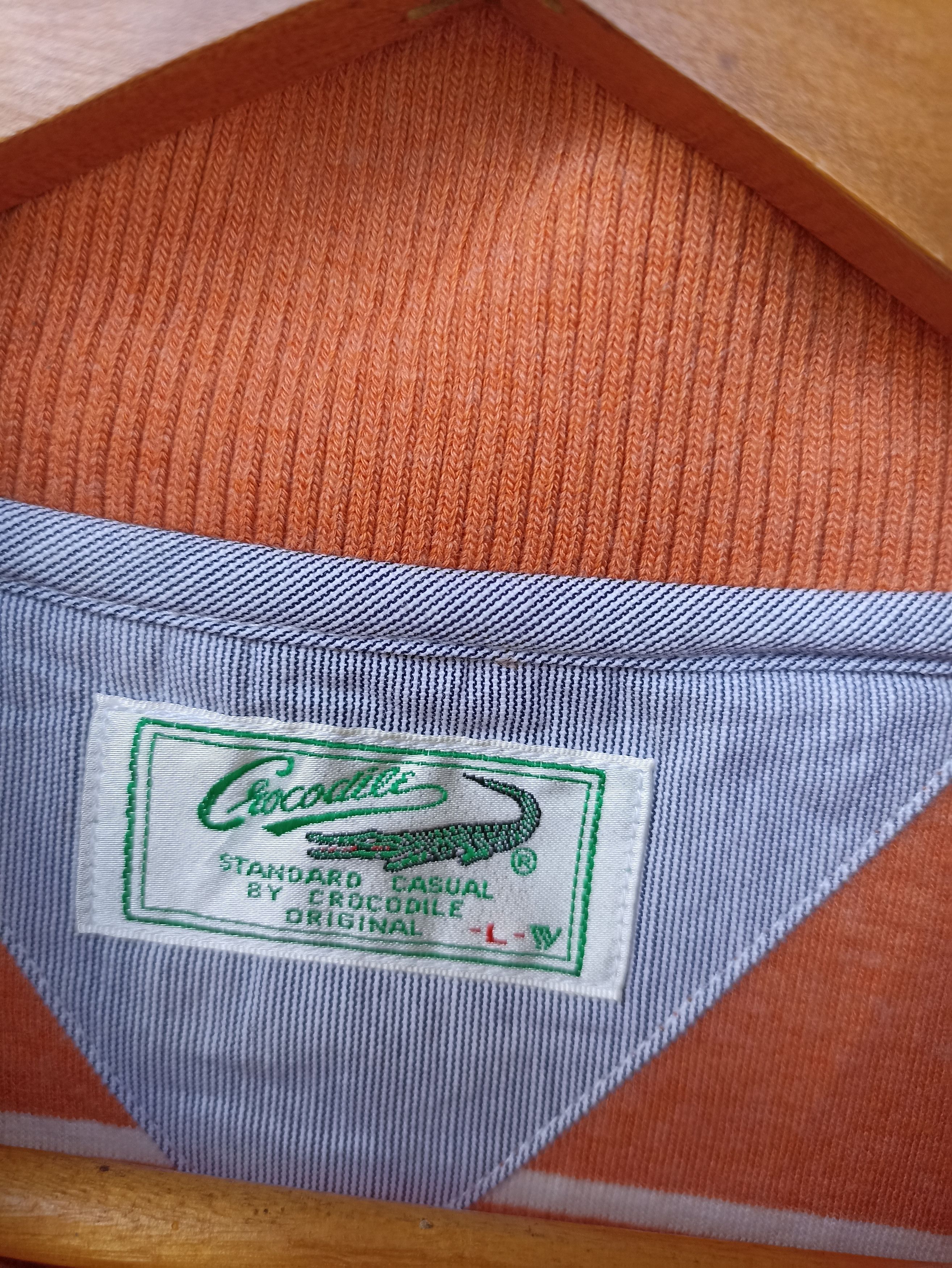 Japanese Brand Vintage Crocodile sweatshirt half zipper Size US L / EU 52-54 / 3 - 4 Thumbnail