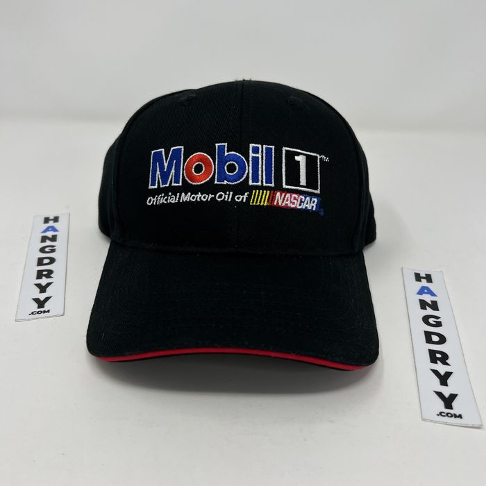 Vintage Mobil 1 NASCAR Official Motor Oil Logo Cap Hat | Grailed