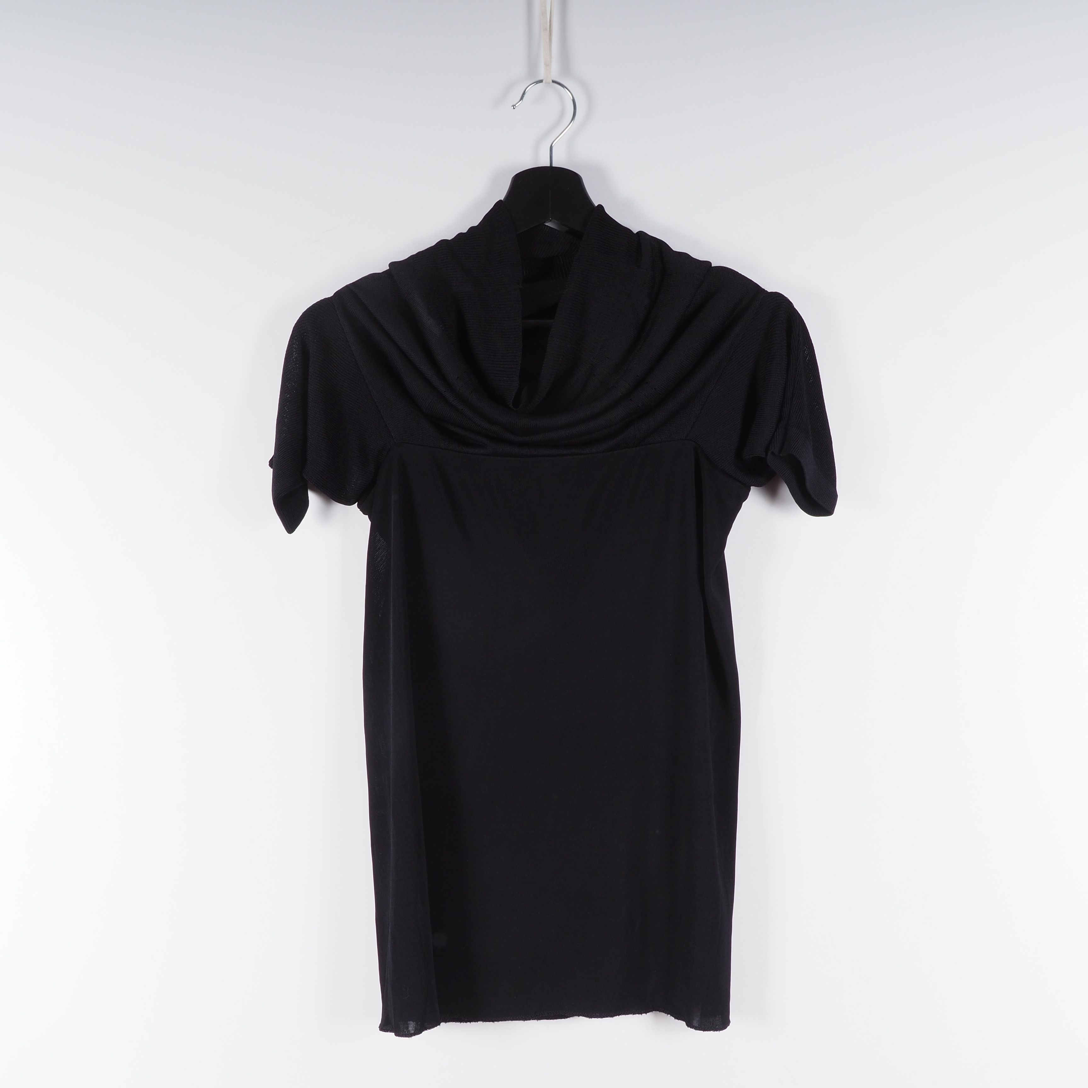 Jean Paul Gaultier Vintage Viscose Black Top Blouse 40