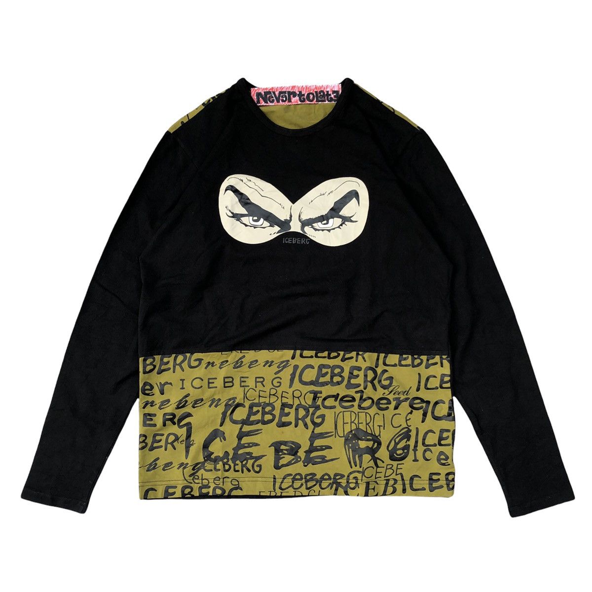 Iceberg × Vintage Vintage Iceberg Catwoman Eyes Longsleeve Tee Size US M / EU 48-50 / 2 - 1 Thumbnail