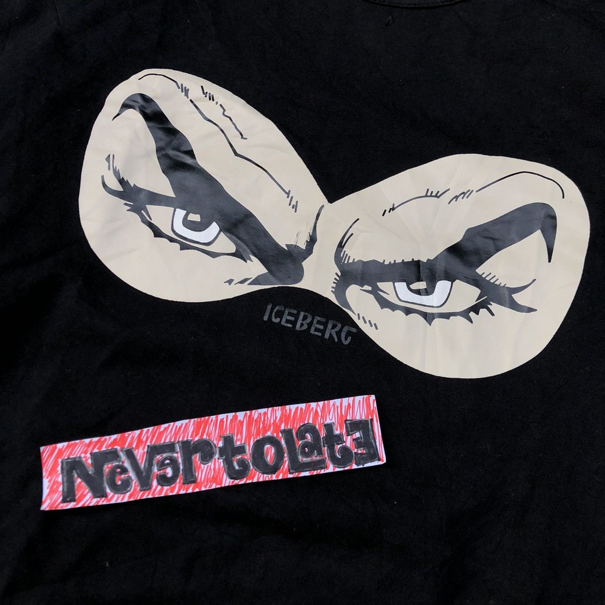 Iceberg × Vintage Vintage Iceberg Catwoman Eyes Longsleeve Tee Size US M / EU 48-50 / 2 - 3 Thumbnail