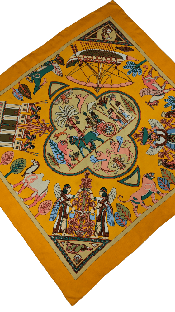 Hermes Hermes Persepolis by Sopniek Silk Scarf Size ONE SIZE - 2 Thumbnail
