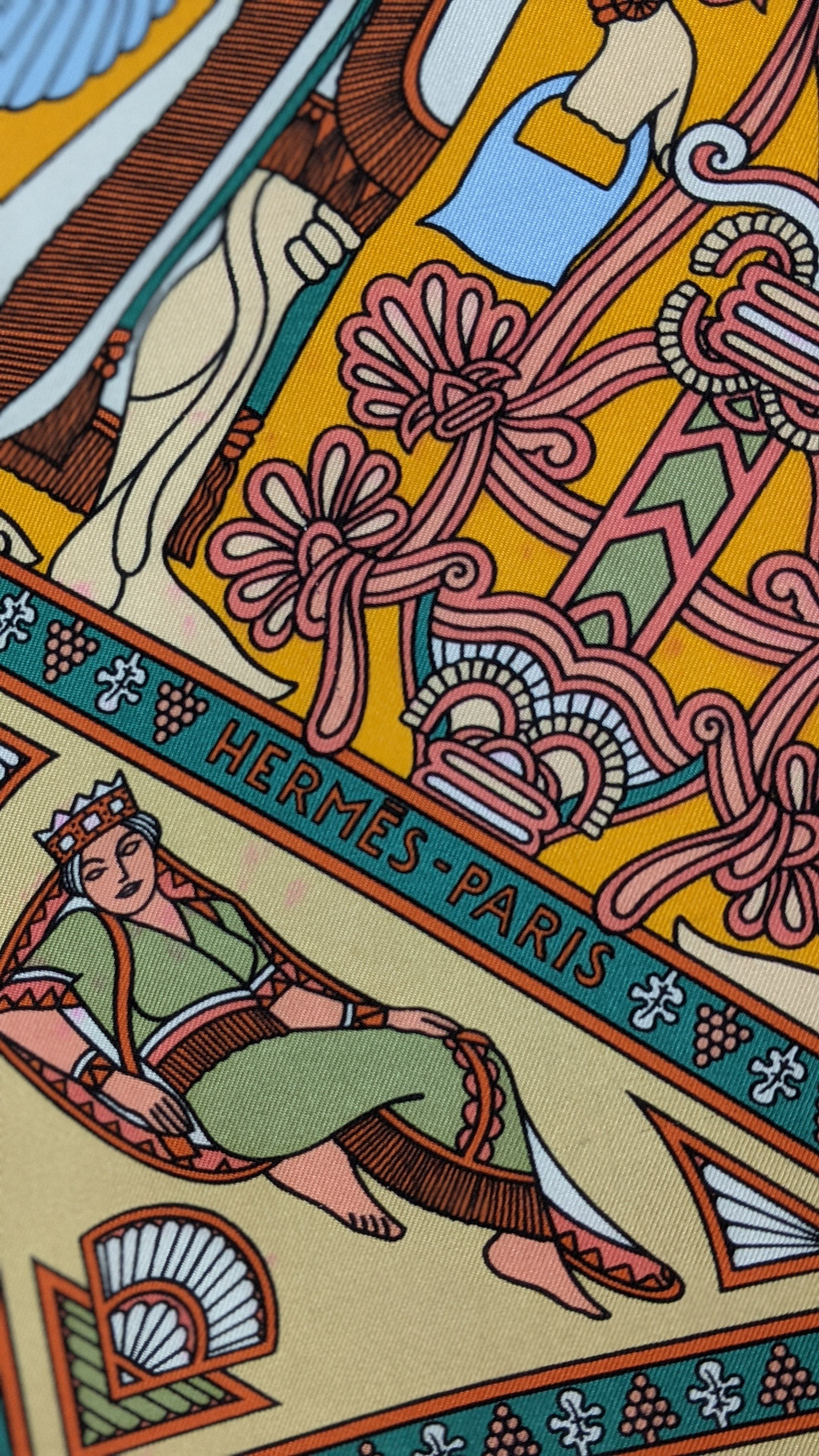 Hermes Hermes Persepolis by Sopniek Silk Scarf Size ONE SIZE - 3 Thumbnail