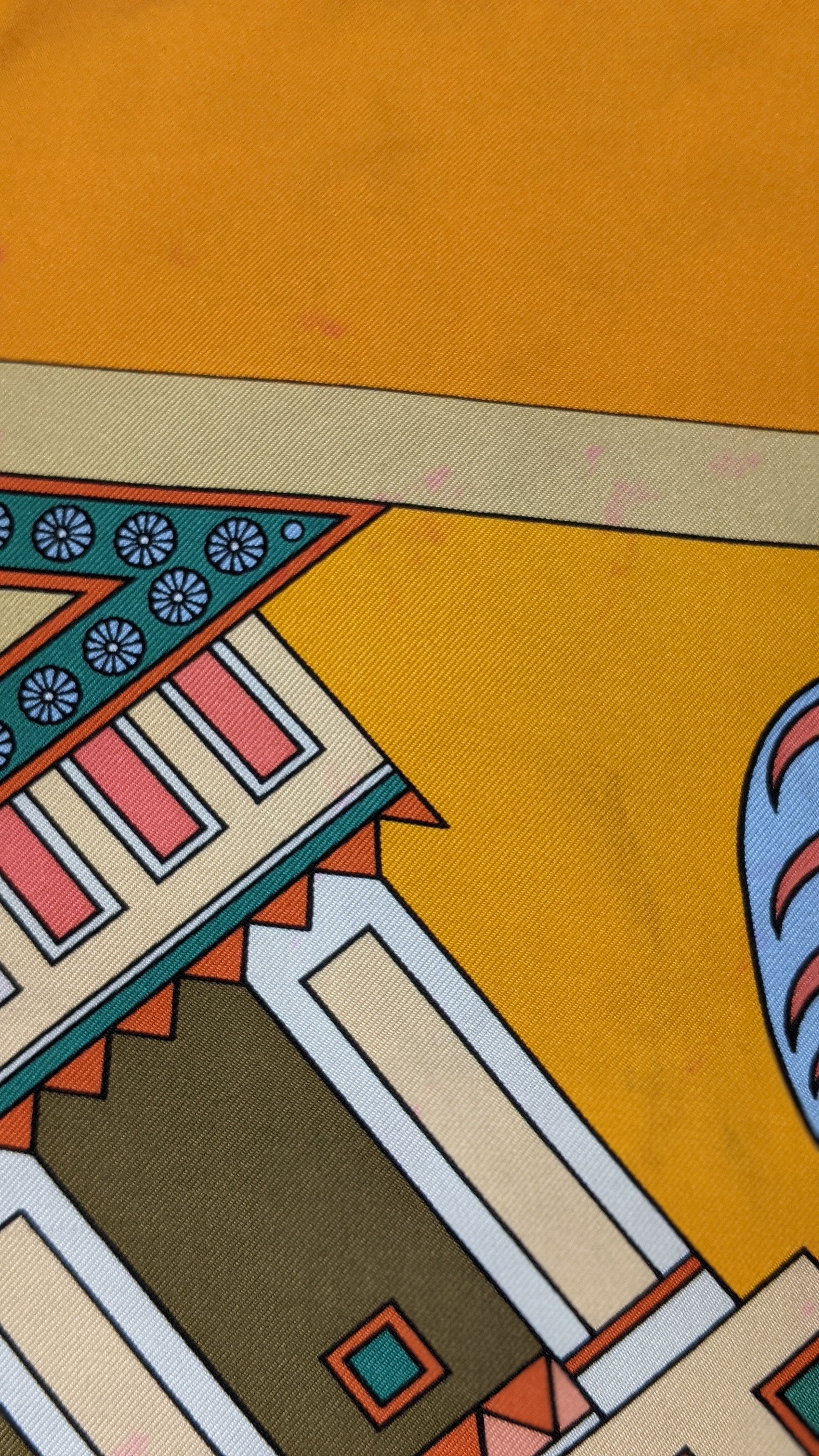 Hermes Hermes Persepolis by Sopniek Silk Scarf Size ONE SIZE - 9 Thumbnail