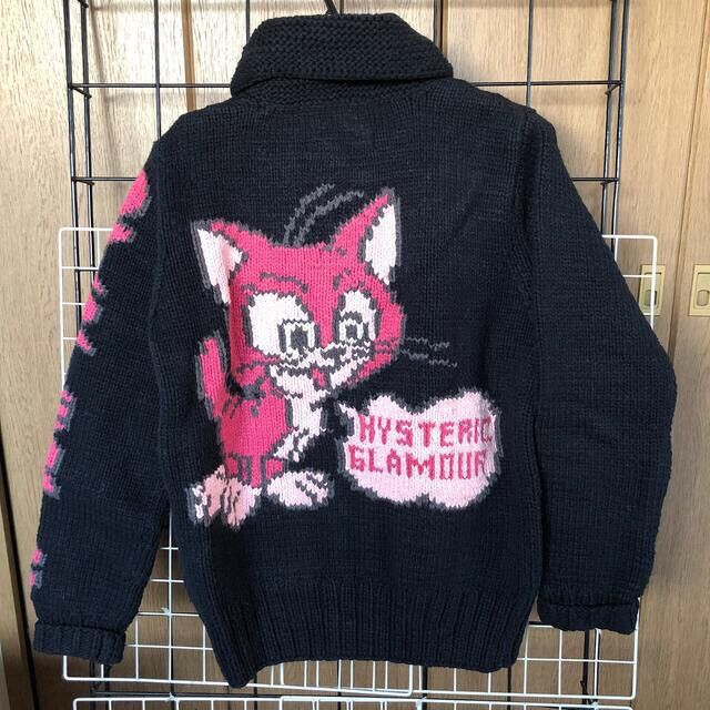 Hysteric Glamour Hysteric glamour cowichan cat knit zip up | Grailed
