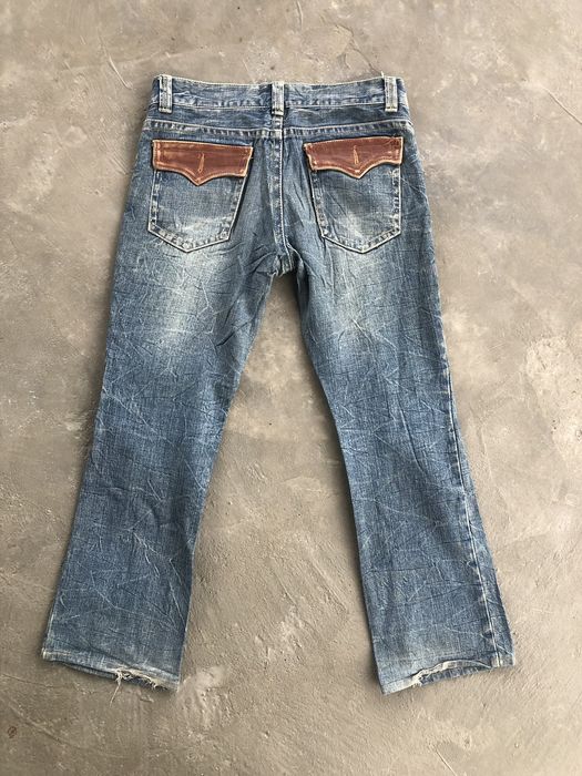 Rare ZZ First Pinball Active Market Distressed Denim | Grailed