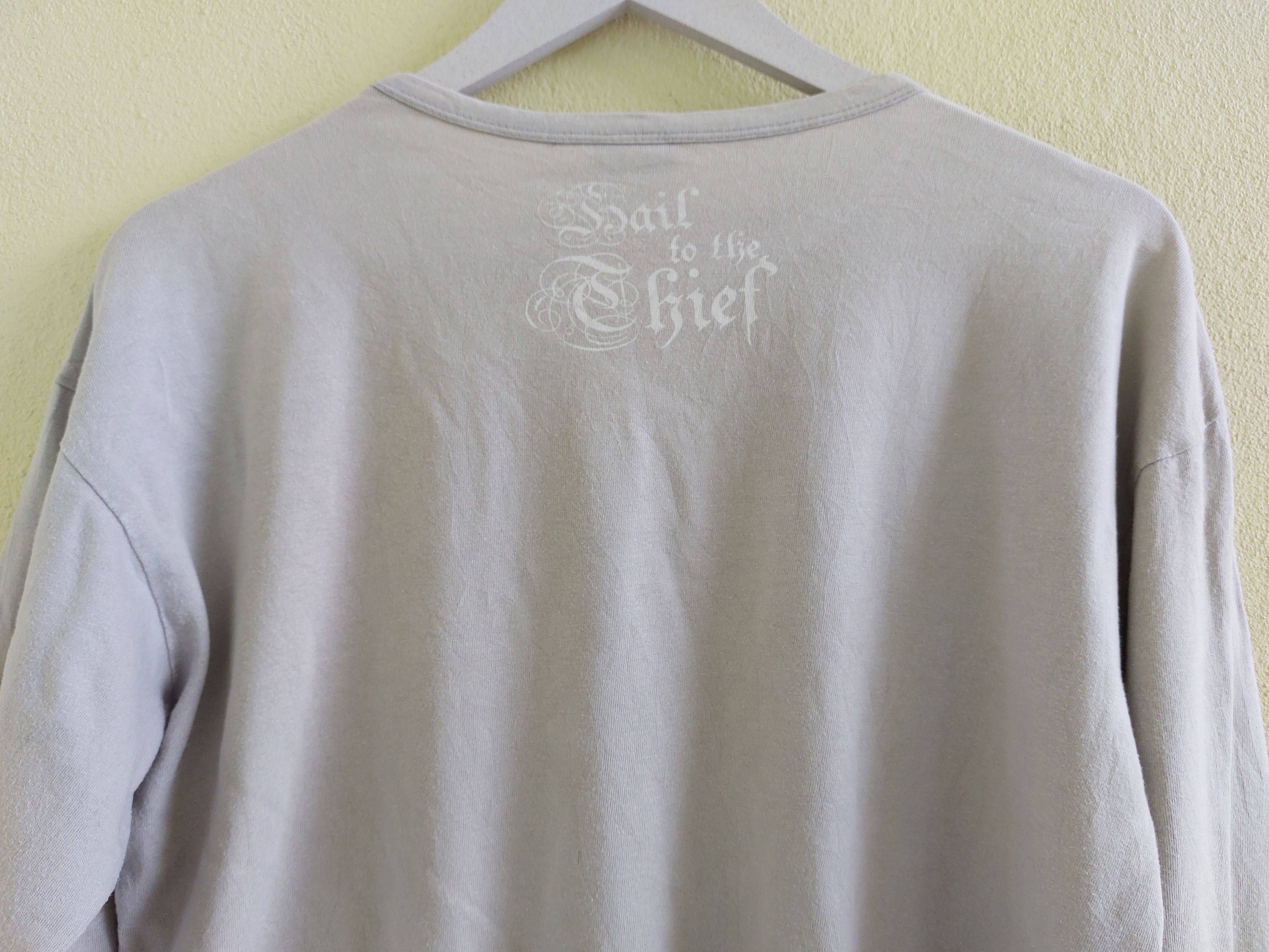 Band Tees Vtg RADIOHEAD HAIL TO THE THIEF long sleeve tee by WASTE Size US M / EU 48-50 / 2 - 8 Thumbnail