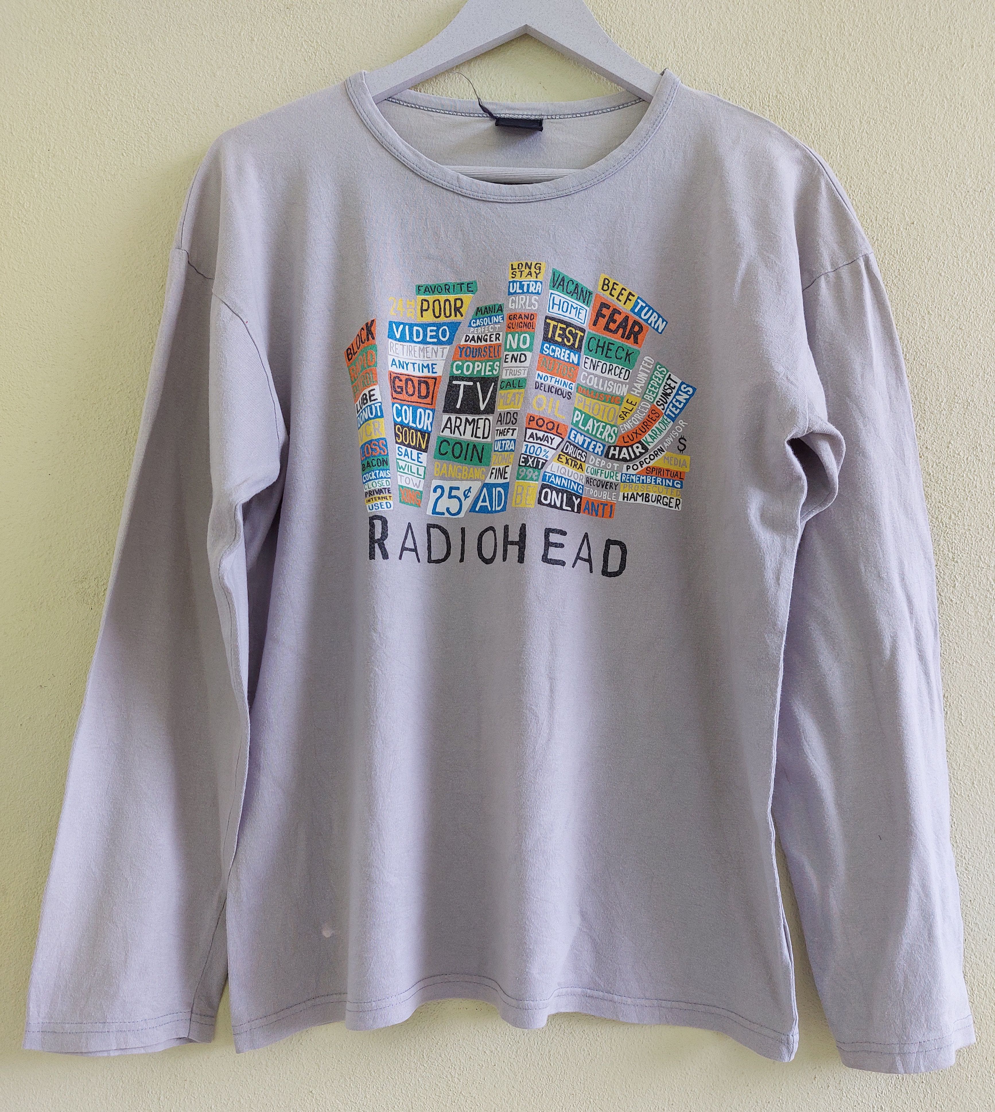 Vtg RADIOHEAD HAIL TO THE THIEF long sleeve tee by WASTE