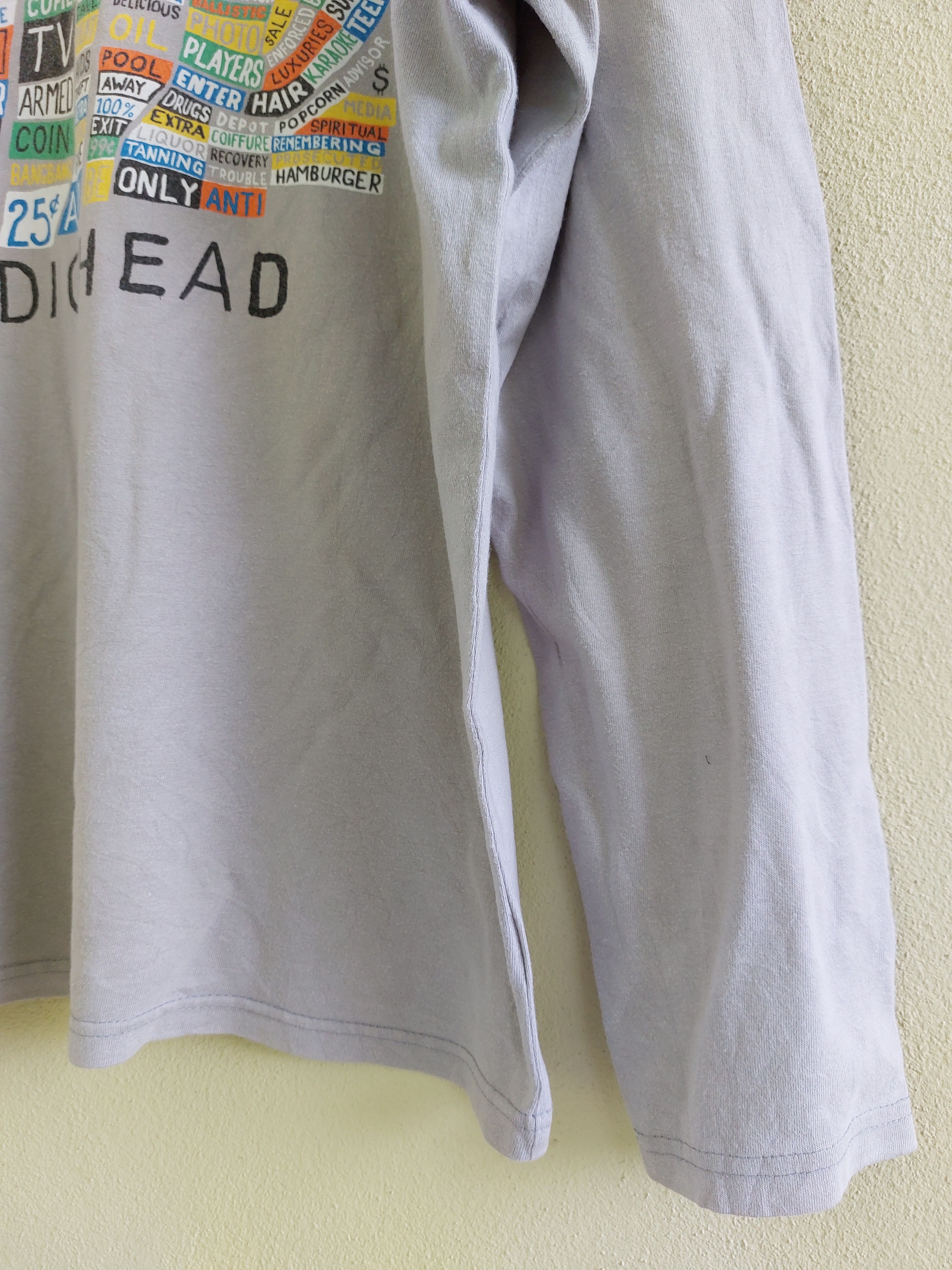Band Tees Vtg RADIOHEAD HAIL TO THE THIEF long sleeve tee by WASTE Size US M / EU 48-50 / 2 - 4 Thumbnail