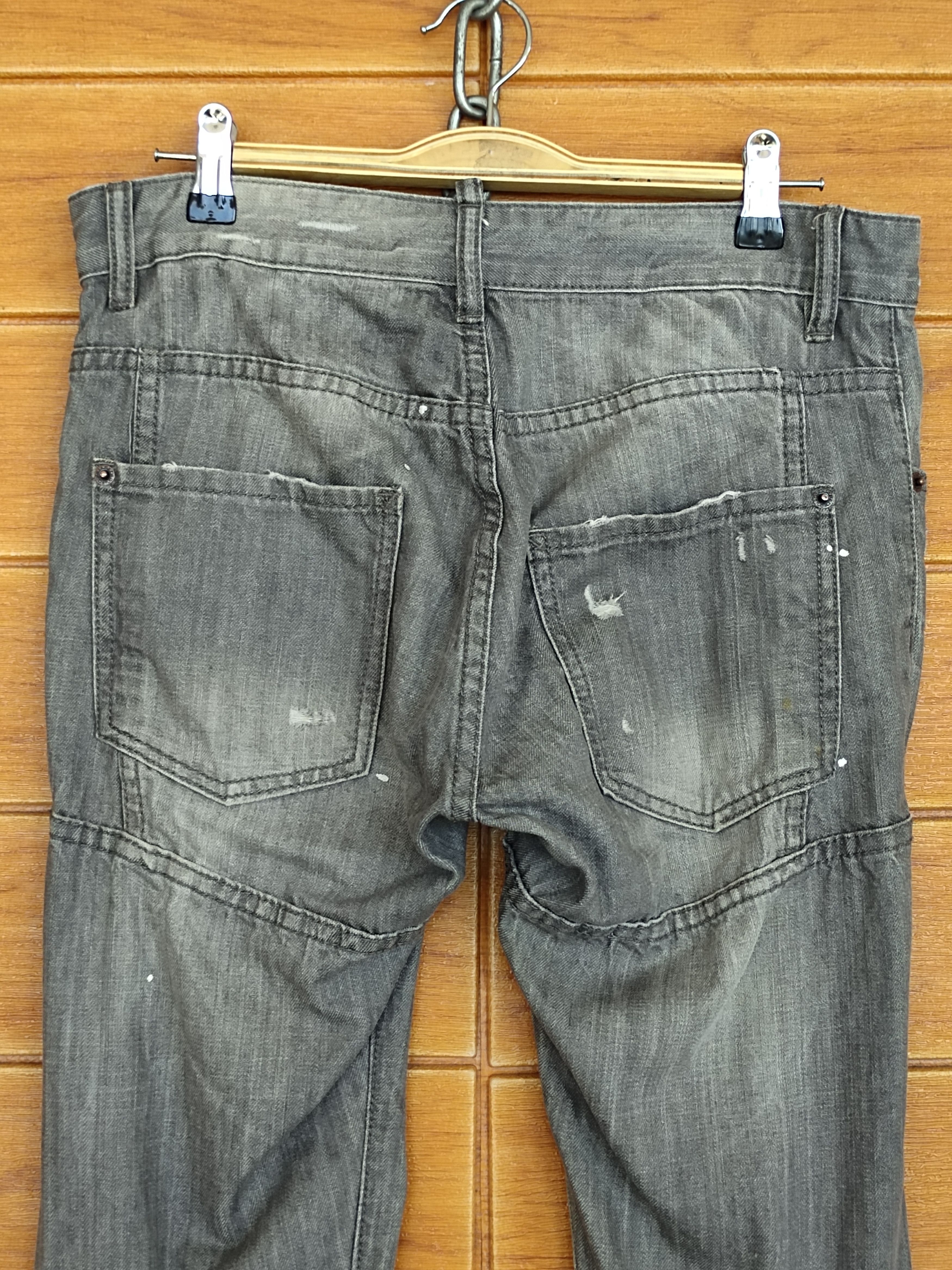 Dsquared2 Vintage DSQUARED2 Painted Ripped Denim Jeans Size US 32 / EU 48 - 1 Thumbnail