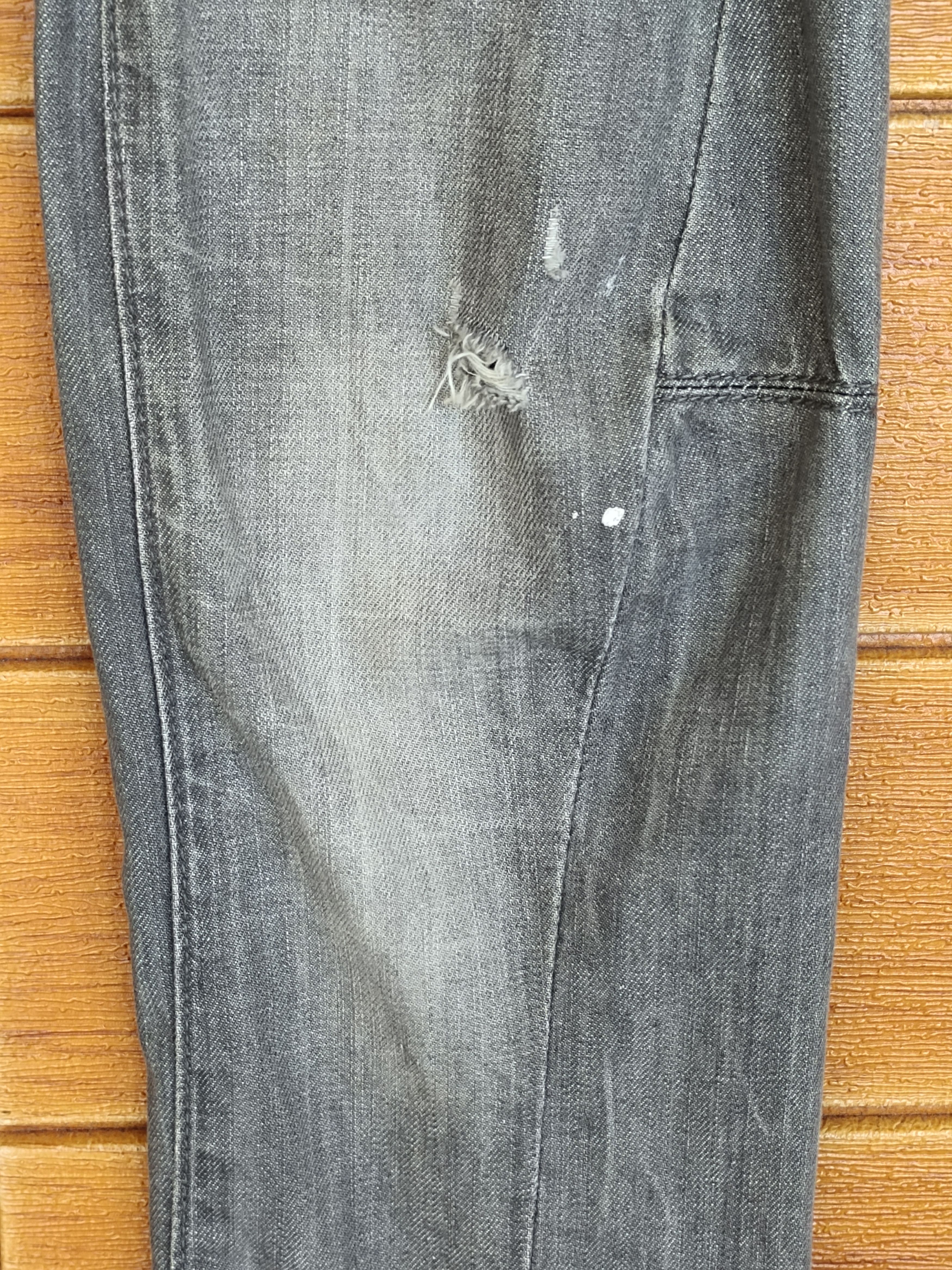 Dsquared2 Vintage DSQUARED2 Painted Ripped Denim Jeans Size US 32 / EU 48 - 11 Thumbnail