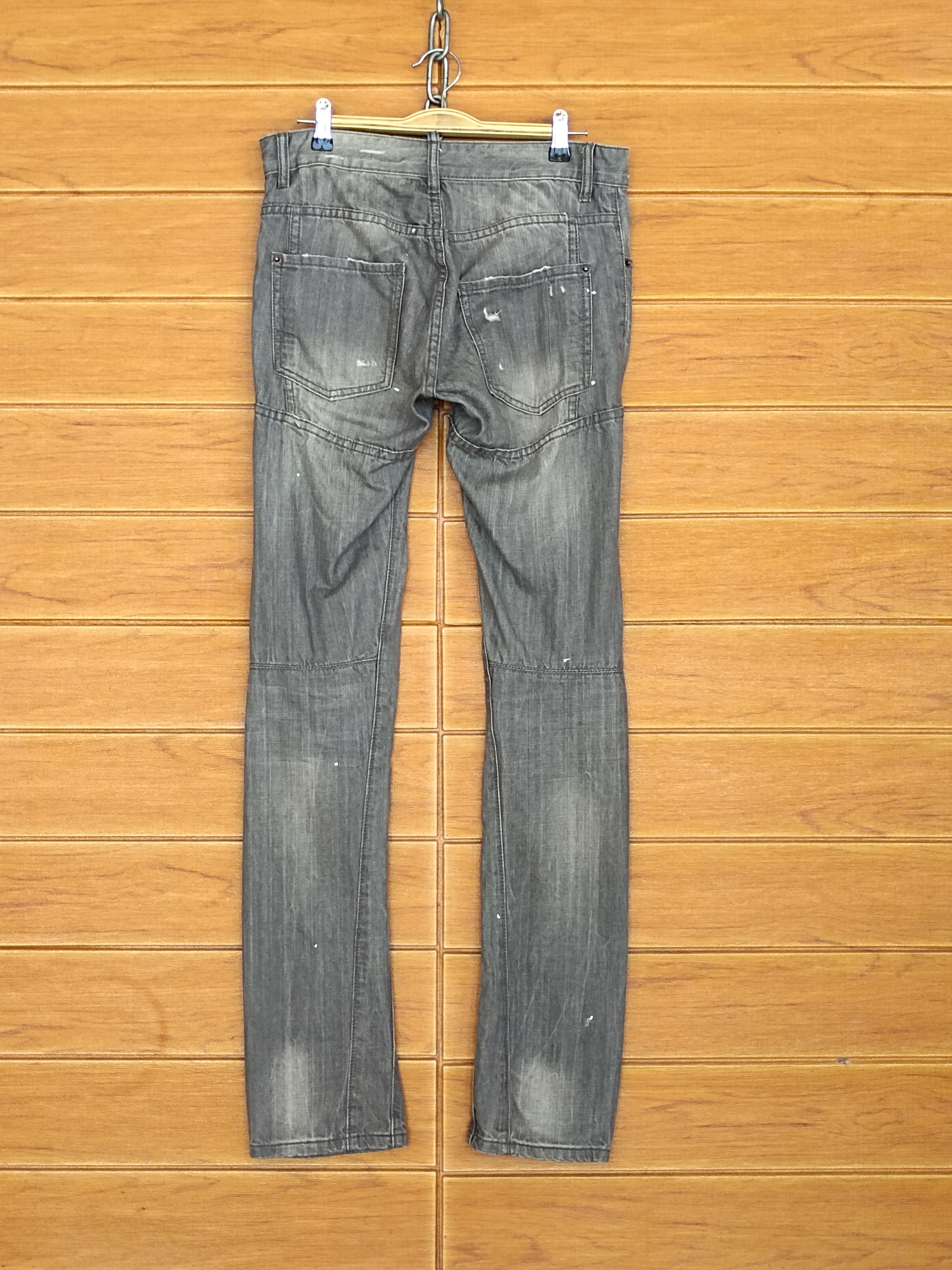 Dsquared2 Vintage DSQUARED2 Painted Ripped Denim Jeans Size US 32 / EU 48 - 15 Thumbnail