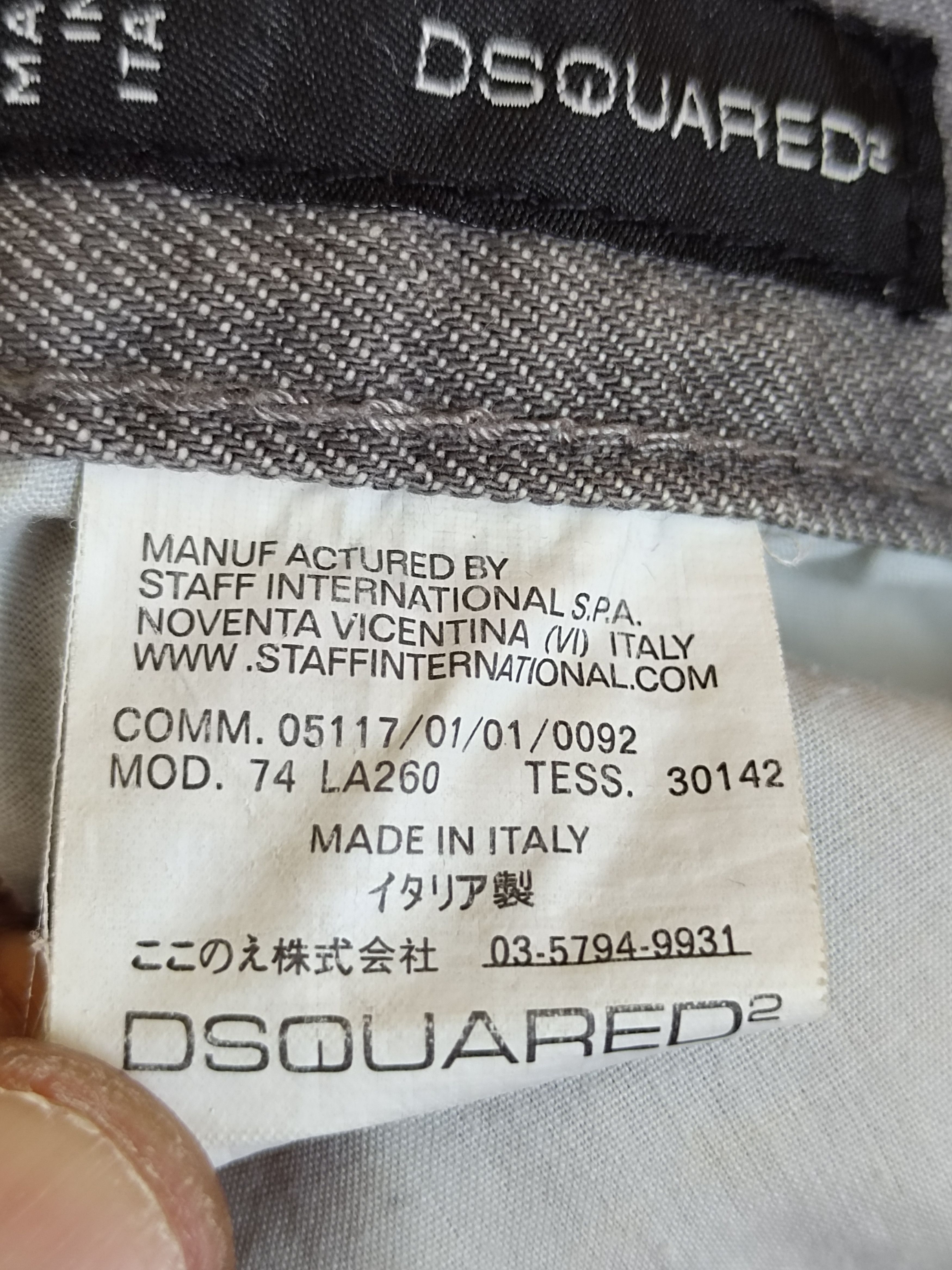 Dsquared2 Vintage DSQUARED2 Painted Ripped Denim Jeans Size US 32 / EU 48 - 21 Thumbnail