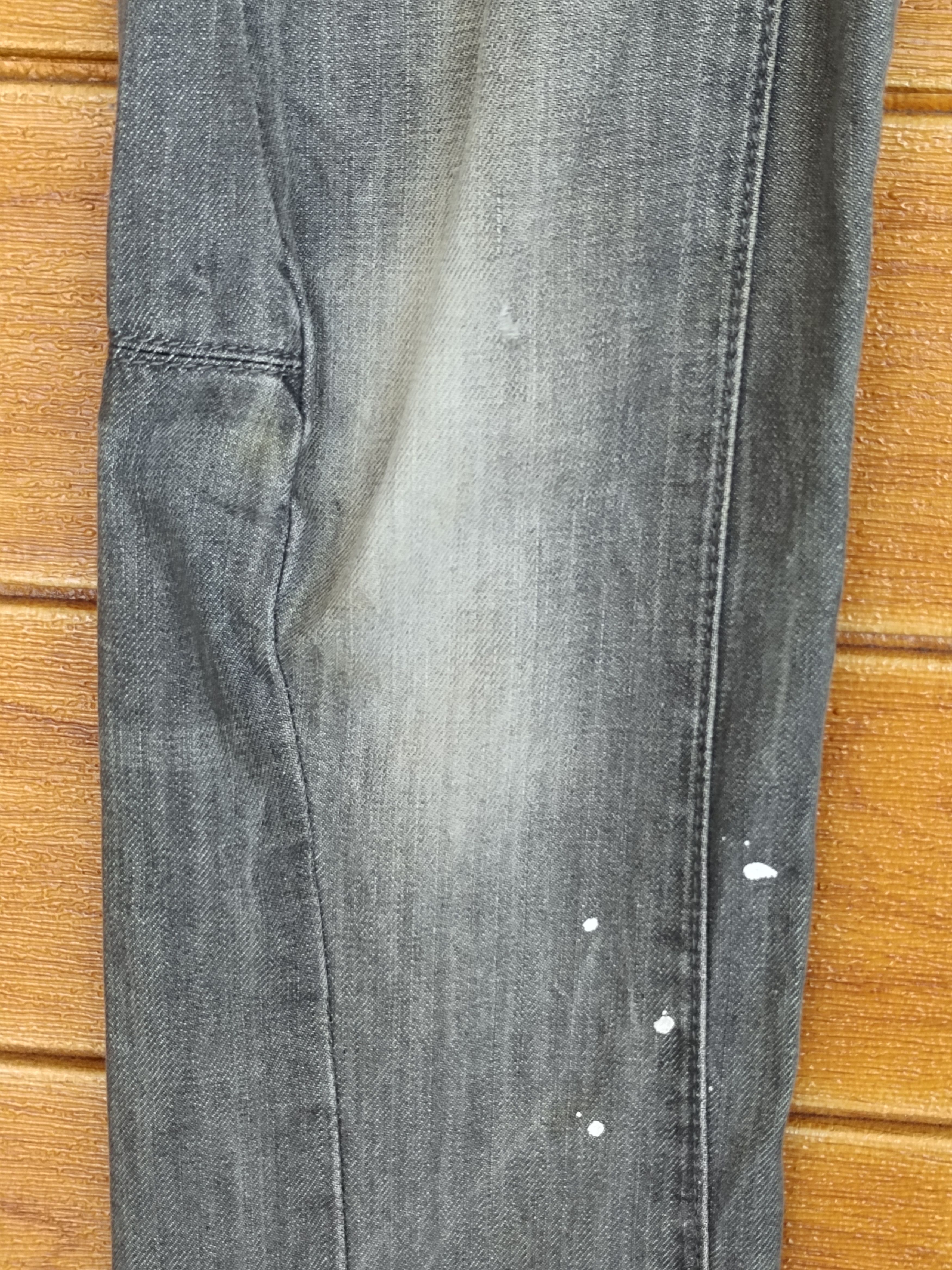 Dsquared2 Vintage DSQUARED2 Painted Ripped Denim Jeans Size US 32 / EU 48 - 12 Thumbnail