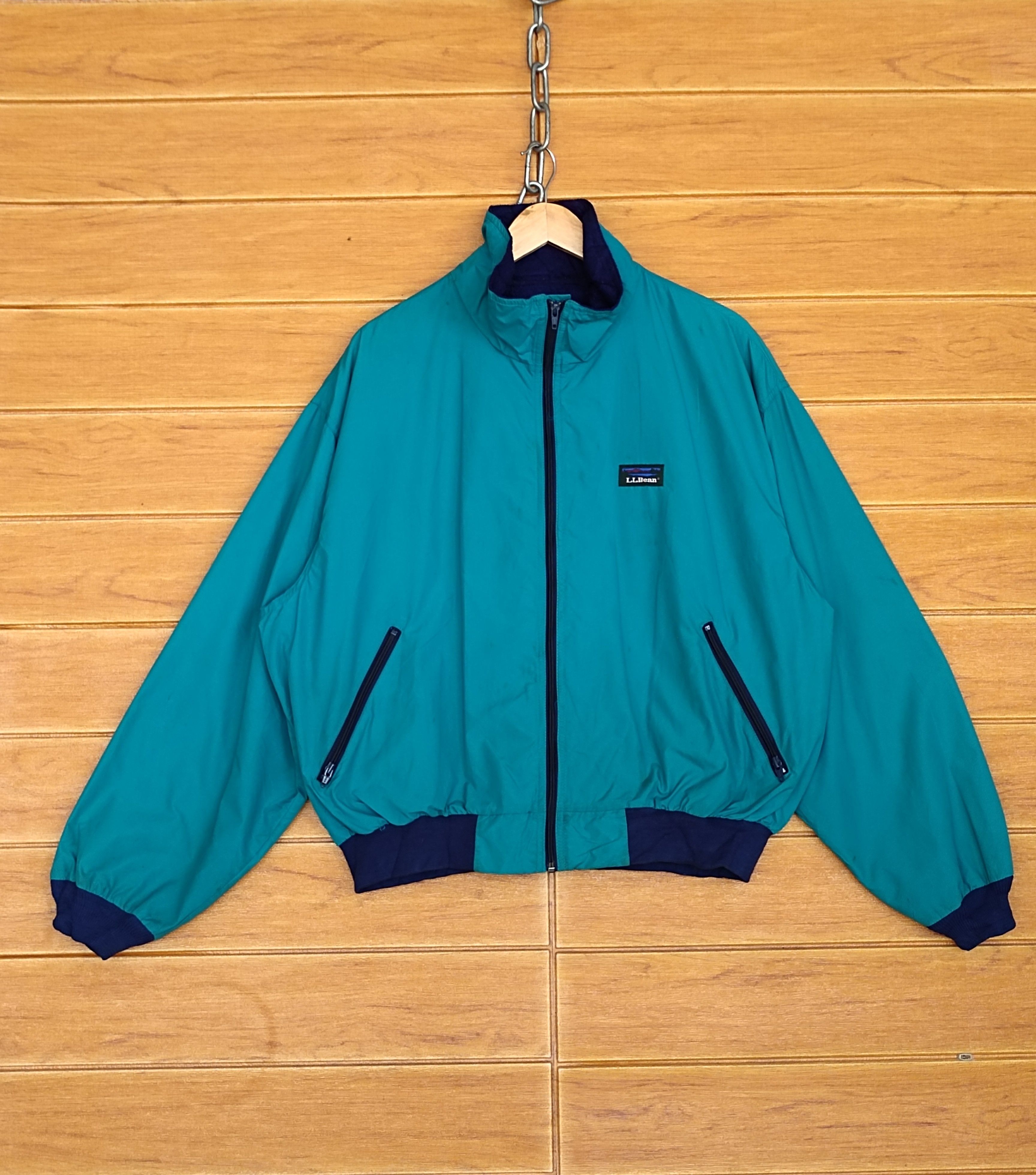 L.L. Bean Vintage LL Bean Made In Usa Fleece Lined Jacket Size US XL / EU 56 / 4 - 1 Thumbnail