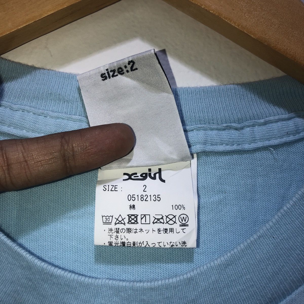 Japanese Brand X-Girl T-Shirt Size US M / EU 48-50 / 2 - 3 Thumbnail