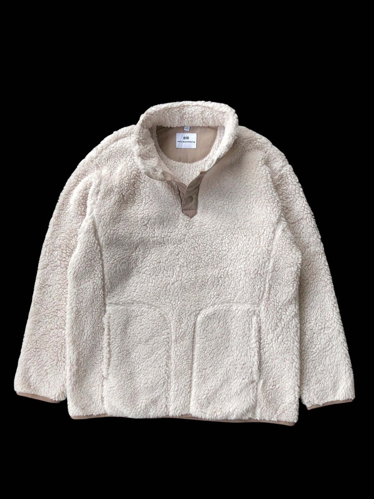 White Mountaineering White Mountainerin 🇯🇵 Half Button BOA Sherpa Jacket Uniqlo Size US M / EU 48-50 / 2 - 1 Thumbnail