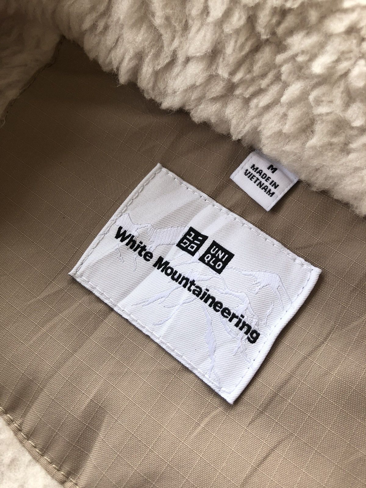 White Mountaineering White Mountainerin 🇯🇵 Half Button BOA Sherpa Jacket Uniqlo Size US M / EU 48-50 / 2 - 3 Thumbnail