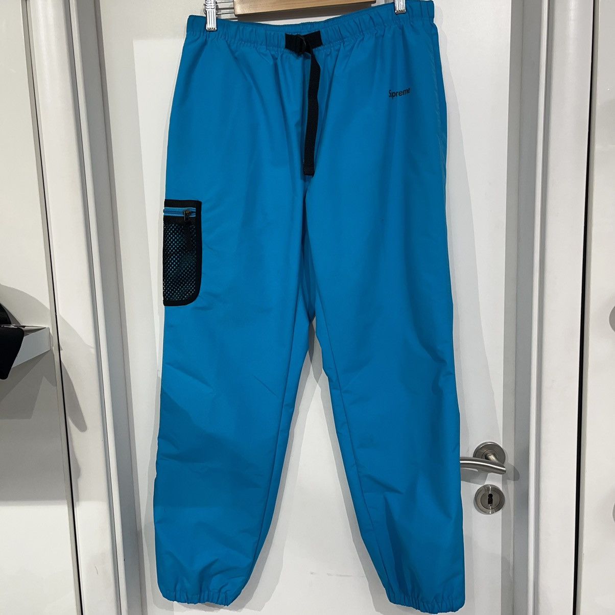 Supreme Nike Trail Running Pants Blue Bottoms