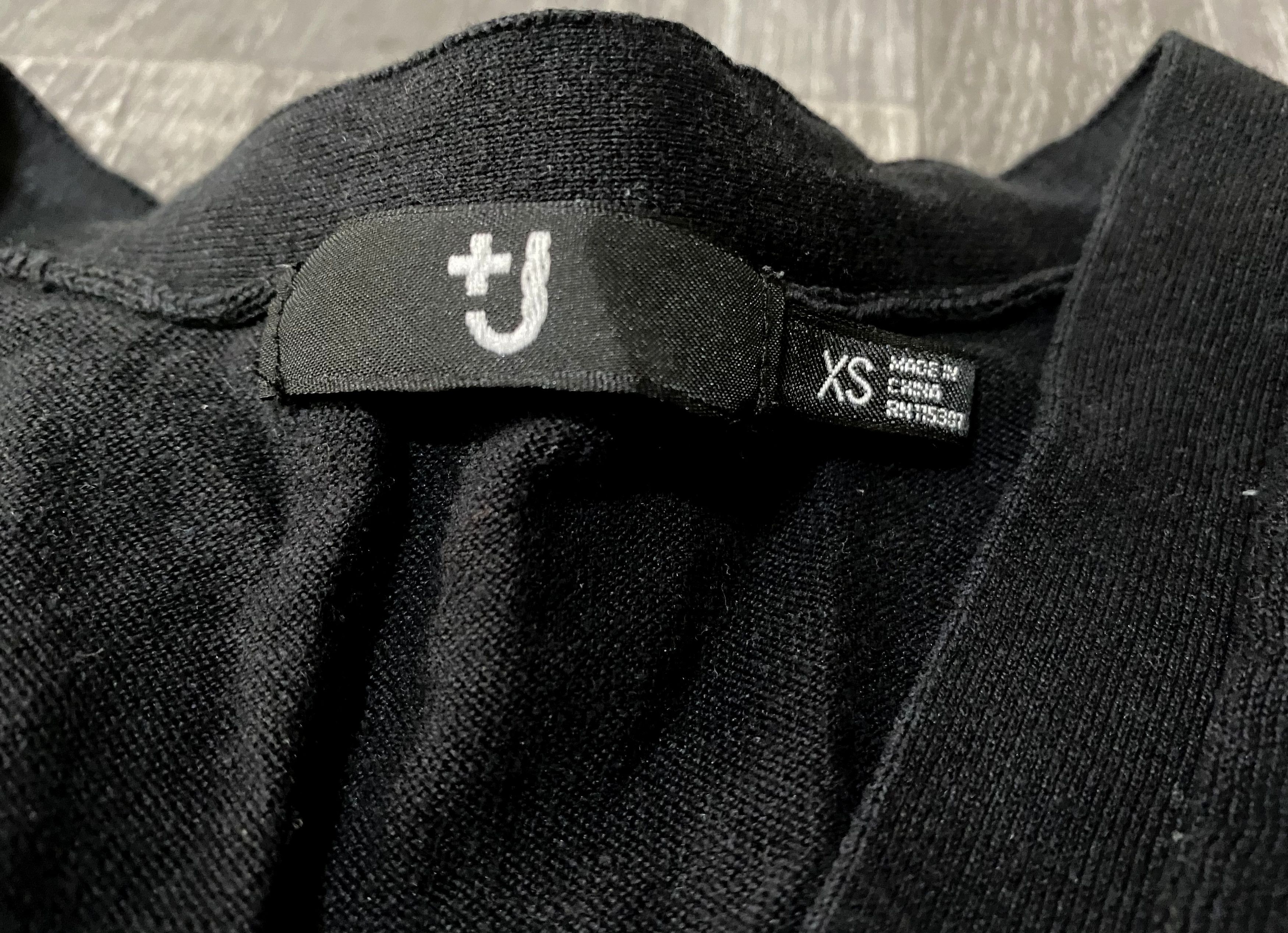 Jil Sander × Uniqlo Jil Sander Uniqlo Black Silk Cotton Button Cardigan Sweater Size US XS / EU 42 / 0 - 6 Thumbnail