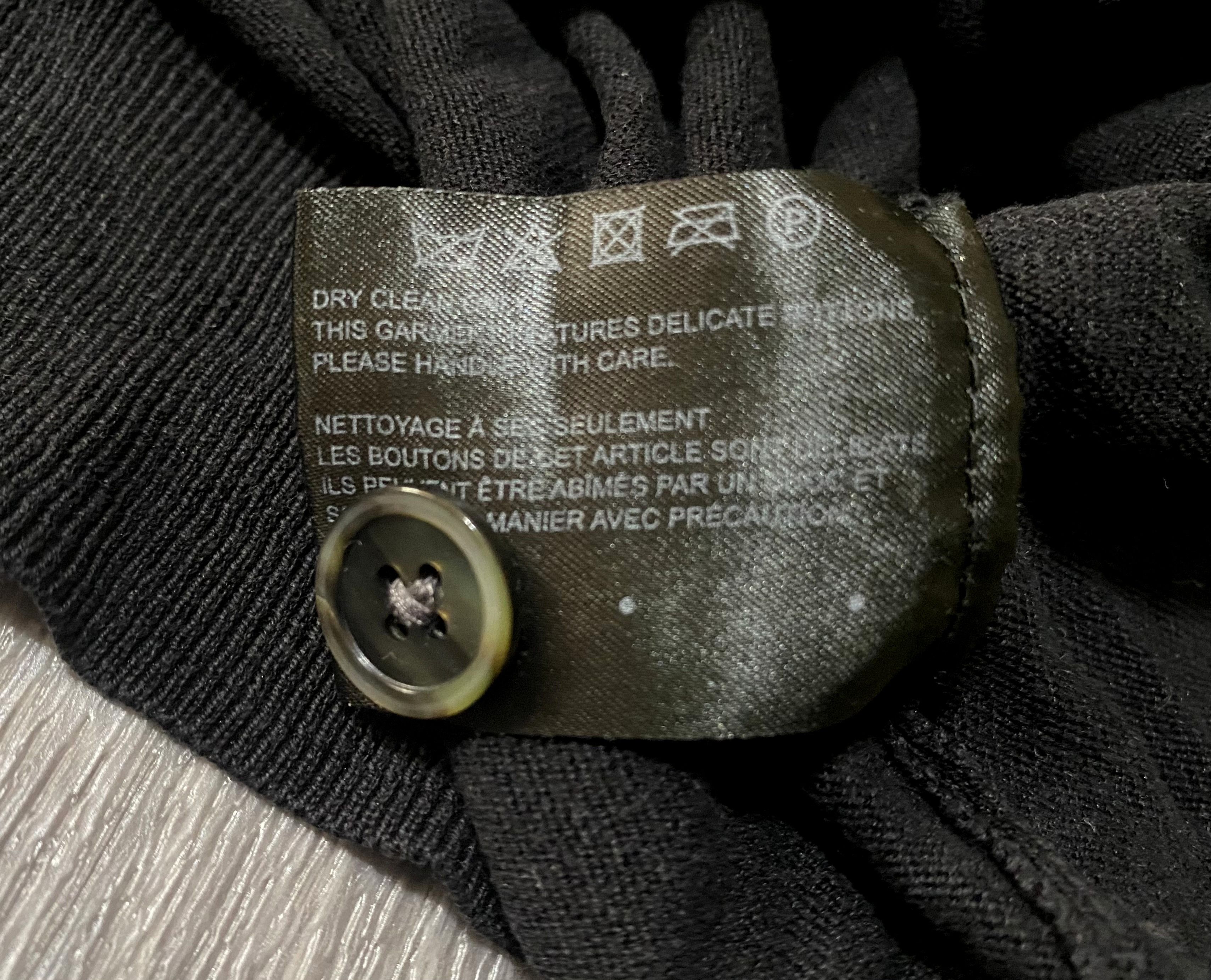 Jil Sander × Uniqlo Jil Sander Uniqlo Black Silk Cotton Button Cardigan Sweater Size US XS / EU 42 / 0 - 9 Thumbnail