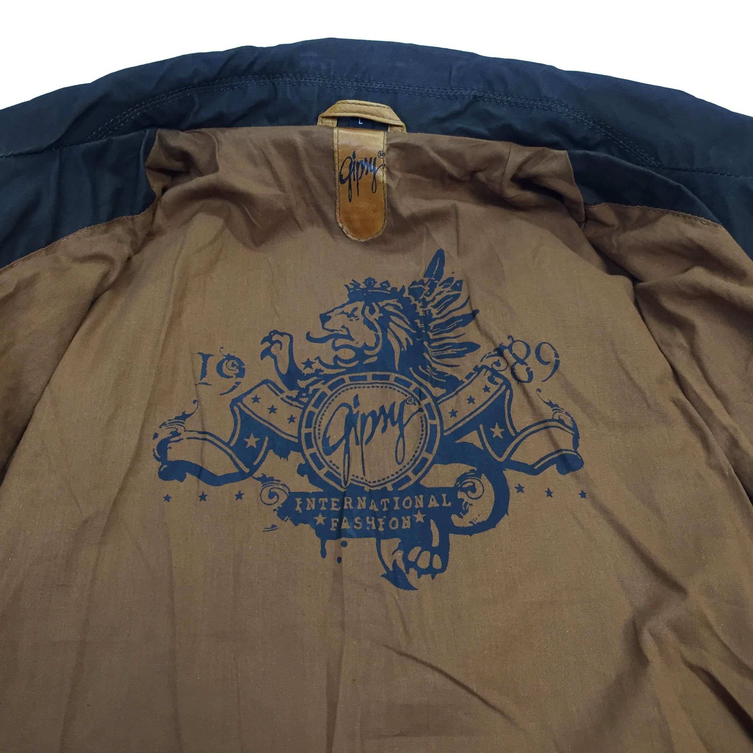Gypsy Gipsy Wax Leather vintage Jacket Size US L / EU 52-54 / 3 - 11 Thumbnail